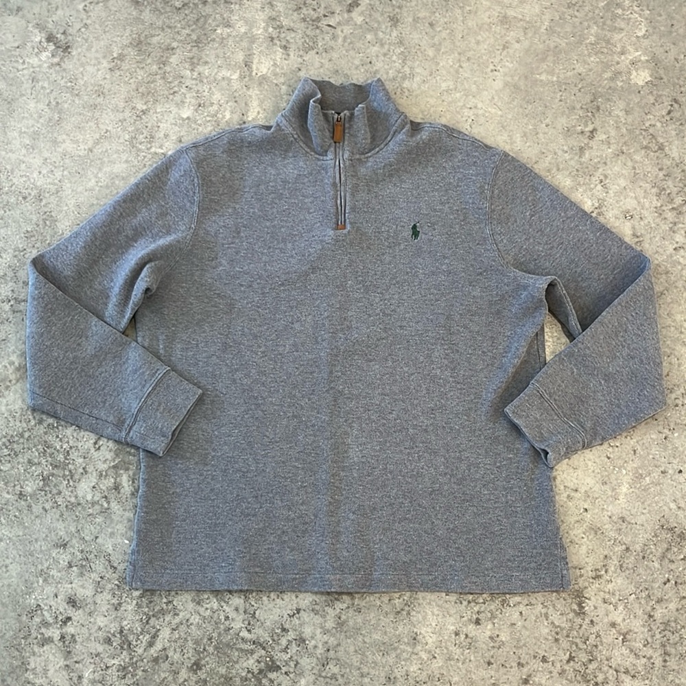 ✨ Polo by Ralph Lauren Quarter-zip Sweatshirt